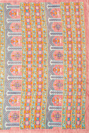 Cream Kashmiri Printed Silk Saree 10077396