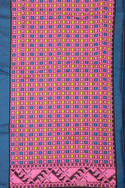 Pink Handloom Jamdani Cotton Saree with Floral Motifs 10077526