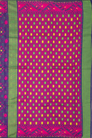 Pink Handloom Jamdani Cotton Saree 10077533