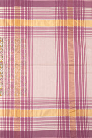 Pink Printed Maheshwari Silk Cotton Saree 10077558