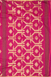 Pink Bengal Handwoven Cotton Saree  10077691