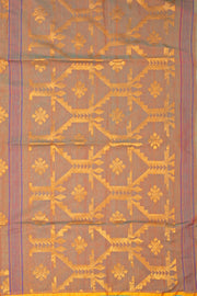 Brown Bengal Handwoven Cotton Saree 10077692