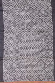 Grey Bengal Handwoven Cotton Saree 10077695
