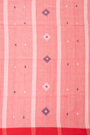 Pink Bengal Handwoven Cotton Saree 10077704