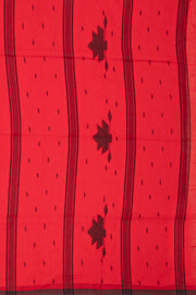Red Bengal Handwoven Cotton Saree 10077706