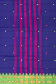 Blue Bengal Handwoven Cotton Saree 10077710