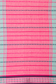 Blue Bengal Handwoven Cotton Saree 10077713