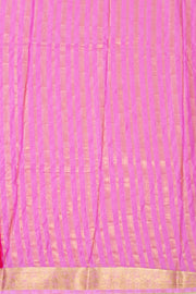 Magenta Pink Mysore Semi Crepe Silk Saree 10077781