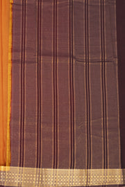Orange Semi Mysore Crepe Silk Saree 10077805