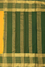 Yellow Mysore Semi Crepe Silk Saree 10077819