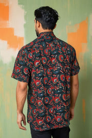 Multi Colour Half Sleeve Jahota Printed Cotton Mens Shirt 10074411