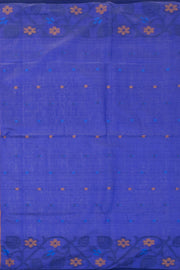 Brown Bengal Handwoven Jamdani Style Cotton Saree 10075348