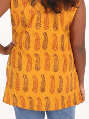 Yellow Bagh Printed Women Sleeveless Shirt 10077183