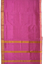 Magenta Pink Kanjivaram Silk Cotton saree 10077964