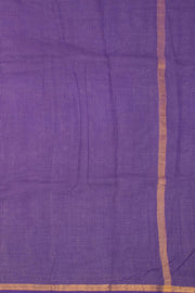 Royal Purple Solid Style Kota Cotton Saree with Contrast Blouse 10074189