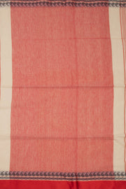 Cream Shantipur Tant Bengal Cotton Saree 10074965