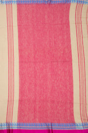 Cream Shantipur Tant Bengal Cotton Saree 10074976