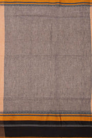 Beige Shantipur Tant Bengal Cotton Saree 10074981