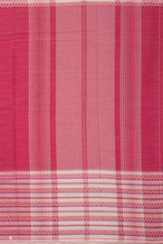 Red Dhaniakhali Cotton Saree Without Blouse 10075203