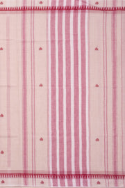 Grey Dhaniakhali Cotton Saree Without Blouse 10075205