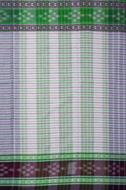 Grey Dhaniakhali Cotton Saree Without Blouse 10075212