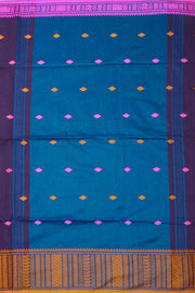 Purple Bengal Handwoven Cotton Saree 10075310