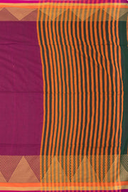 Green Bengal Handwoven Cotton Saree 10075321