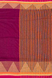 Blue Bengal Handwoven Cotton Saree 10075323