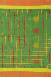 Green Bengal Handwoven Cotton Saree 10075340