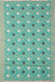 Beige Bengal Handwoven Cotton Saree 10075351