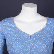 Blue Banarasi Cotton Blouse 10072248
