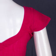 Pink Handcrafted Cotton Solid Blouse 10073211