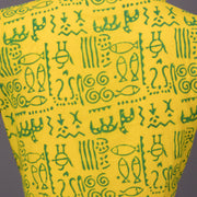 Yellow Kutchi Hand Block Printed Cotton Blouse 10073268