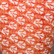 Orange Hand Block Printed Cotton Blouse 10073325