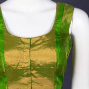 Green Gadwal Silk Blouse 10073434