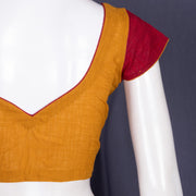  MultiColour Handcrafted Solid Cotton Blouse 10073707