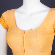 Orange Andhra Cotton Blouse 10074420