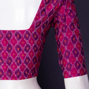 Purple Pochampally Ikat Silk Cotton Blouse 10074518
