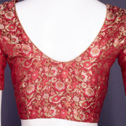 Maroon Banarasi Silk Blouse 10075011
