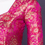 Pink Banarasi Silk Blouse 10075012