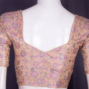 Cream Banarasi Silk Blouse 10075013