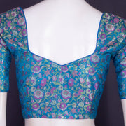 Blue Banarasi Silk Blouse 10075014
