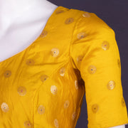 Yellow Banarasi Chiniya Silk Blouse 10075018