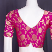 Pink Banarasi Chiniya Silk Blouse 10075020