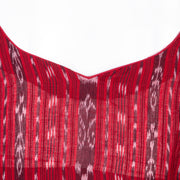 Red Odisha Ikat Cotton Blouse 10075033