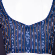 Blue Odisha Ikat Cotton Blouse 10075034