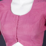 Pink Maheshwari Silk Cotton Blouse 10075044