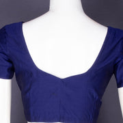 Blue Maheshwari Silk Cotton Blouse 10075046