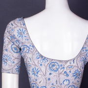 Blue Handblock Printed Cotton Blouse 10075222