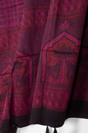 Brown Vanaspathi Modal Silk Cotton Stole 10075279